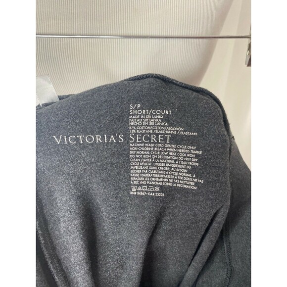 Victoria’s Secret Women's Legging's Charcoal Gray Short Athletic Size Small - Picture 4 of 5